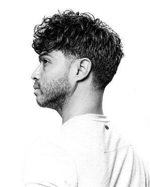 Man with a textured crop haircut