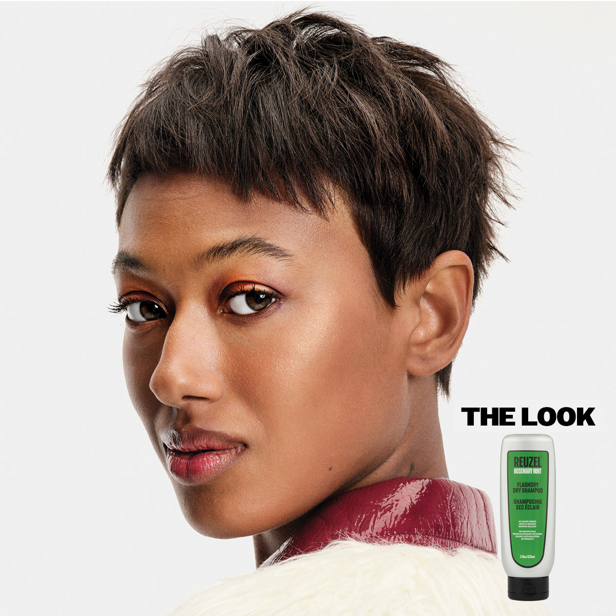 Reuzel Germany FLASHDRY Dry Shampoo in a spray bottle, designed for quick refresh and oil absorption without water.